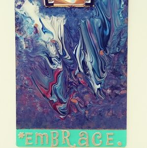 Painting: River Flow With Empowerment Word